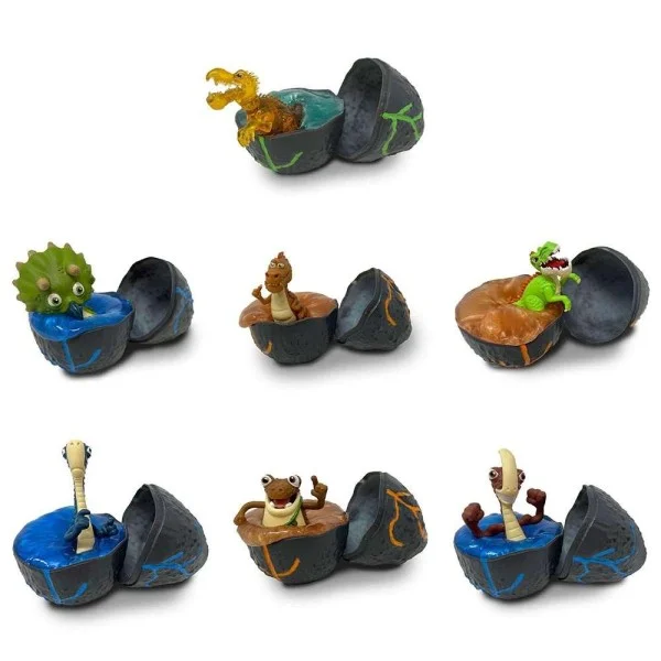 Gigantosaurus Dinosaur Egg with Mini Figure 5cm, Assorted 1 Piece - 7030-T
